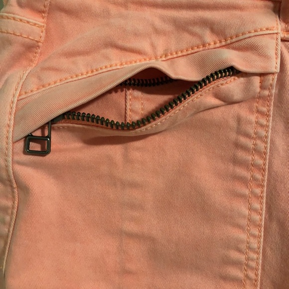 American Eagle neon peach super stretch jeggings - Picture 7 of 10